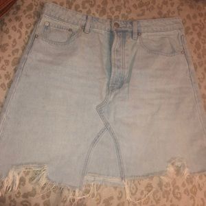 Free People Denim Skirt